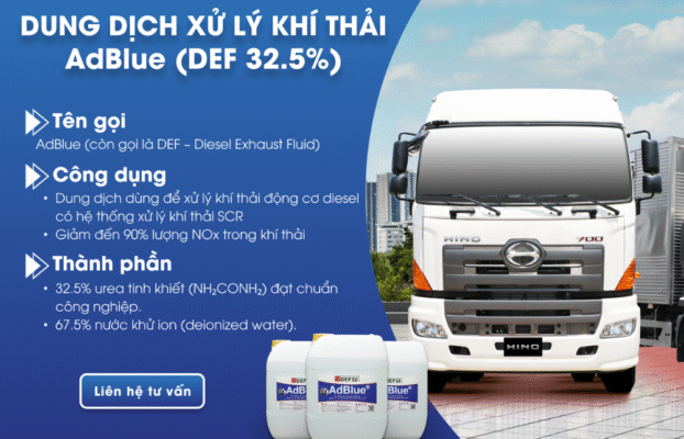 AdBlue Trên Xe Hino