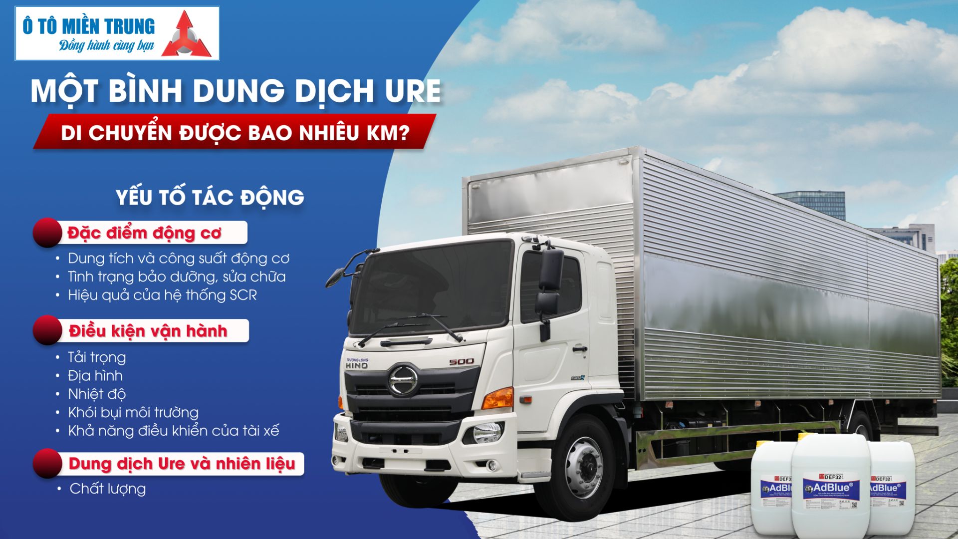 Mức tiêu hao không tính theo km mà tính theo lượng dầu Diesel tiêu thụ