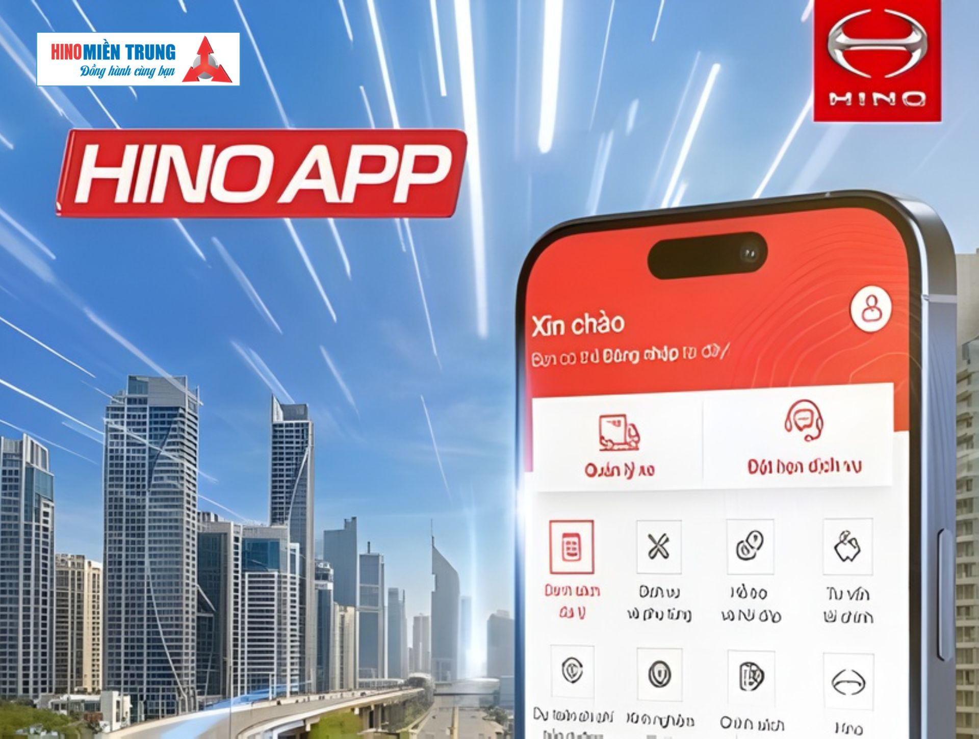 Hino App Hino Miền Trung Thanh Hóa