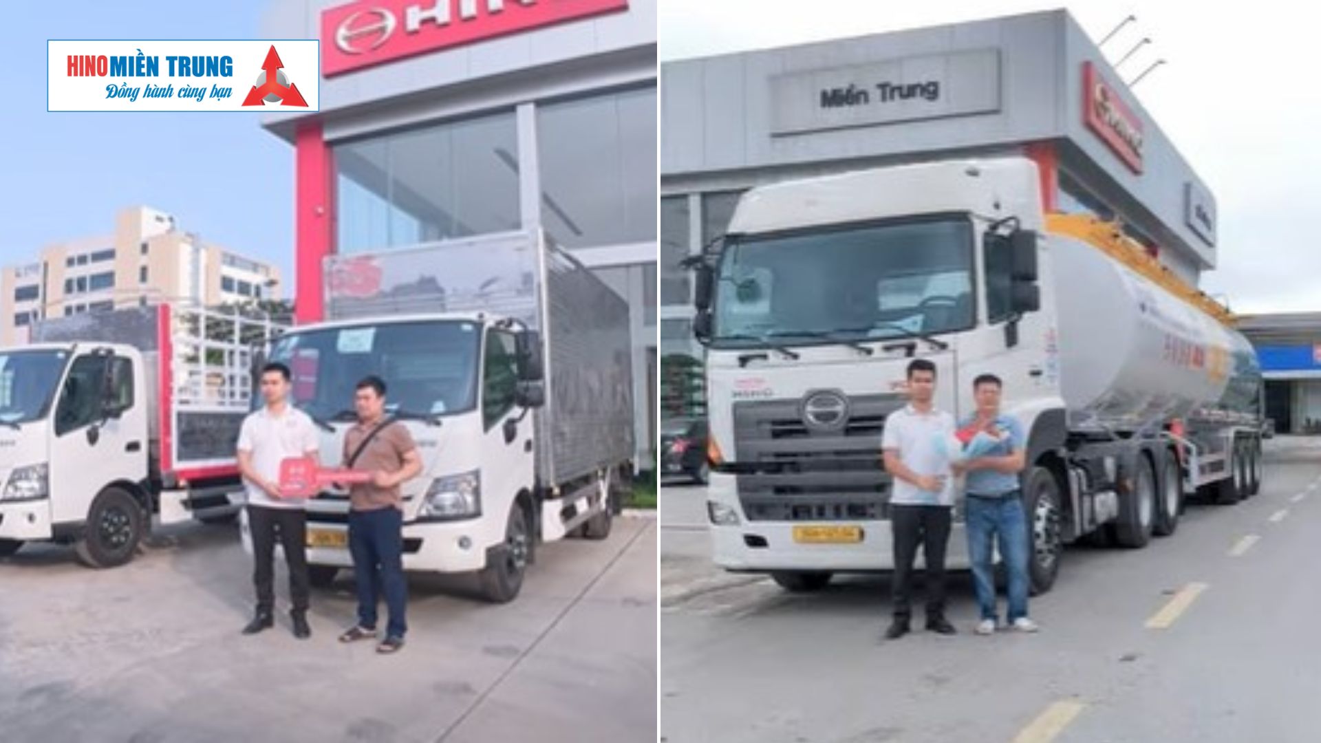 Bàn giao xe Hino cho khách hàng tại Showroom 3s