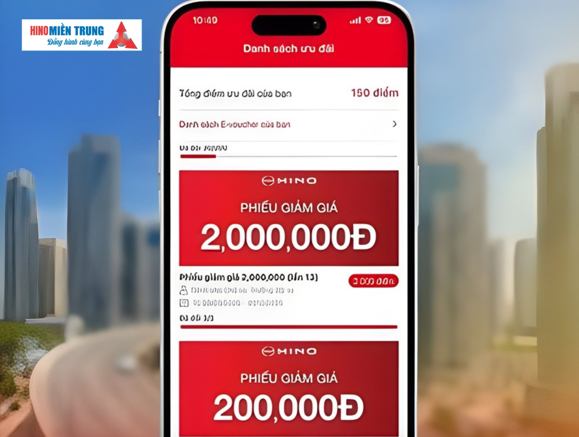 Theo dõi nhiều chương trình khuyến mại dành cho sản phẩm Hino