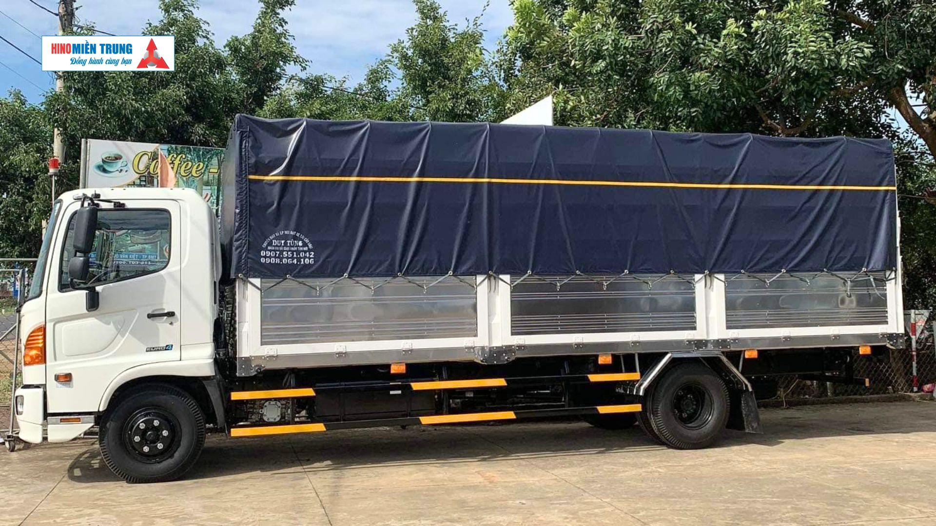 Xe tải hino 500 fc euro 4 thung mui bạt