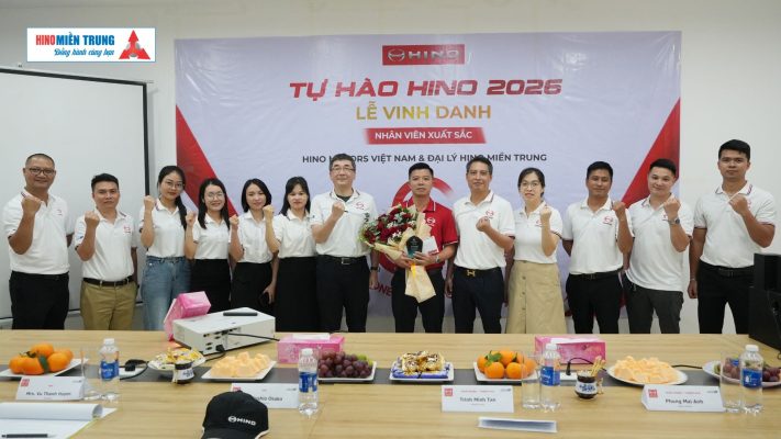 Lễ vinh danh Hino 2026 - Hino 3S Miền Trung