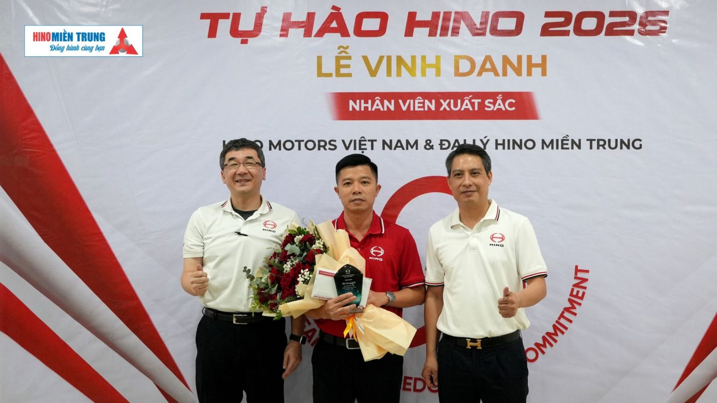 Vinh Danh Những Nhân Viên Xuất Sắc Hino 3S Thanh Hoá