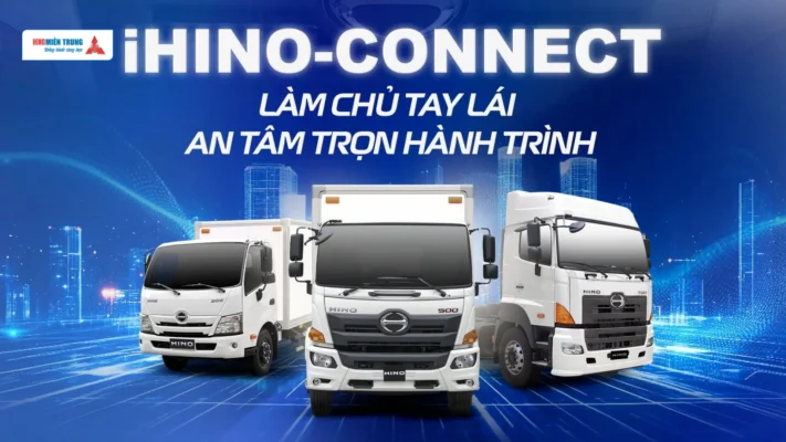 iHINO-CONNECT trên các dòng xe Hino thế hệ mới